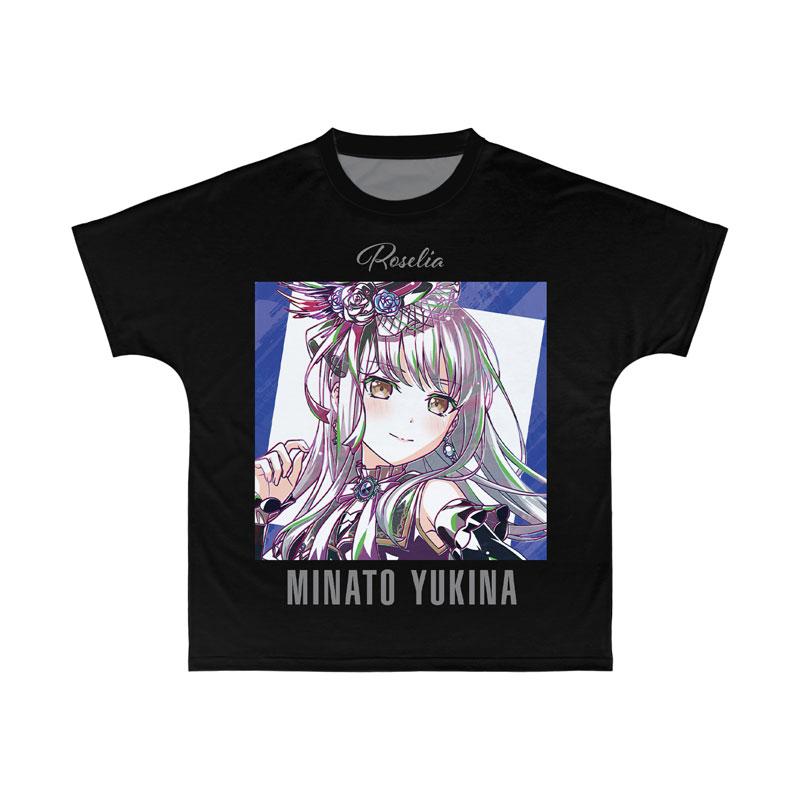 BanG Dream! 湊 友希那 Ani-Art 第6弾 フルグラフィックTシャツユニセックス(サイズ/L) 画像 2 | AniSmile