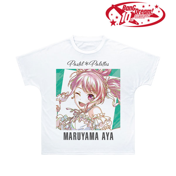 BanG Dream! 丸山 彩 Ani-Art 第6弾 フルグラフィックTシャツユニセックス(サイズ/XL) - 公式商品画像 | AniSmile