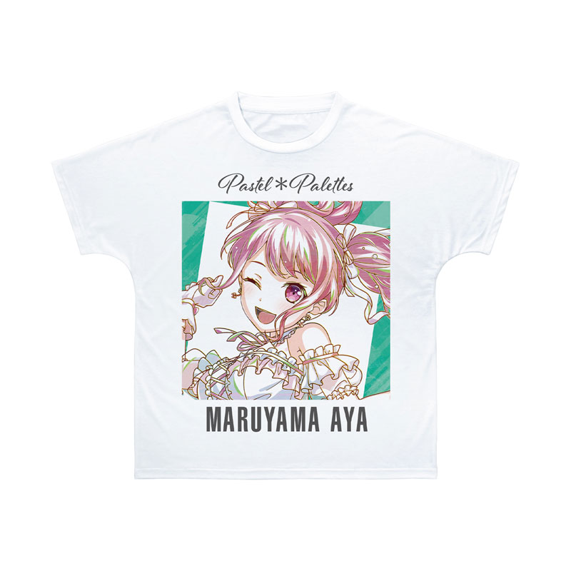 BanG Dream! 丸山 彩 Ani-Art 第6弾 フルグラフィックTシャツユニセックス(サイズ/XL) 画像 2 | AniSmile