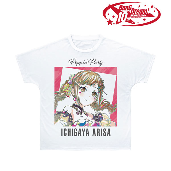 BanG Dream! 市ヶ谷 有咲 Ani-Art 第6弾 フルグラフィックTシャツユニセックス(サイズ/XL) - 公式商品画像 | AniSmile