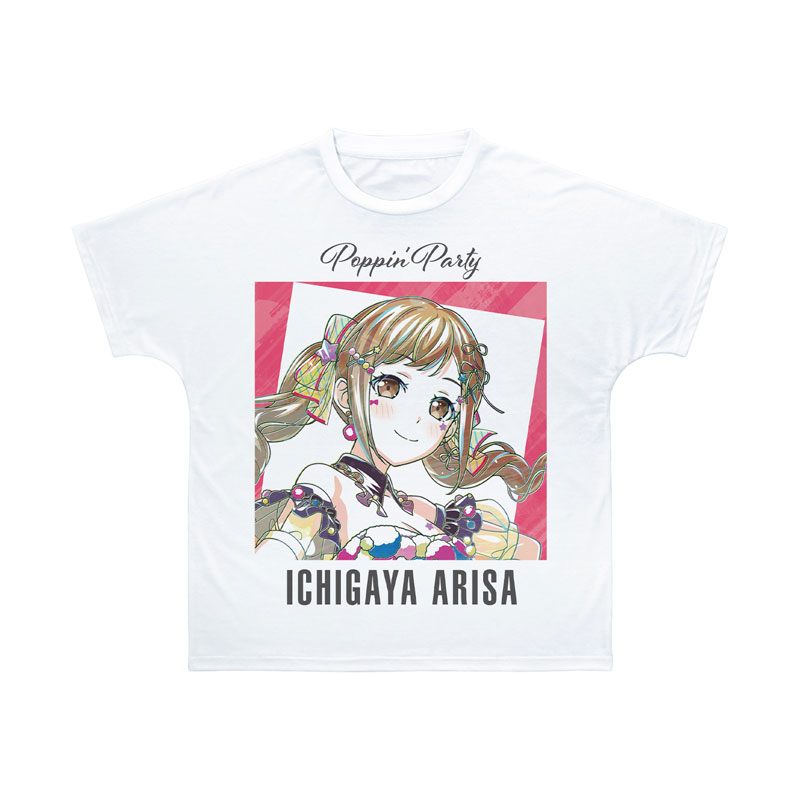 BanG Dream! 市ヶ谷 有咲 Ani-Art 第6弾 フルグラフィックTシャツユニセックス(サイズ/XL) 画像 2 | AniSmile