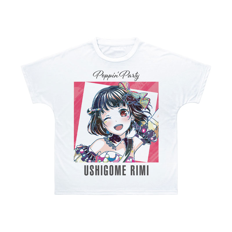 BanG Dream! 牛込 りみ Ani-Art 第6弾 フルグラフィックTシャツユニセックス(サイズ/XXL) 画像 2 | AniSmile
