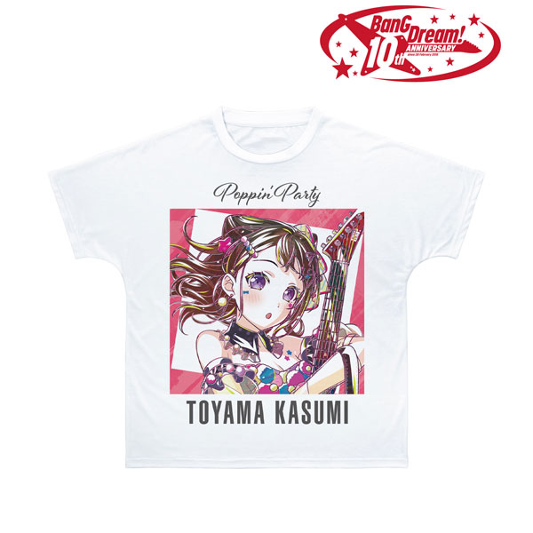 BanG Dream! 戸山 香澄 Ani-Art 第6弾 フルグラフィックTシャツユニセックス(サイズ/XXL) - 公式商品画像 | AniSmile