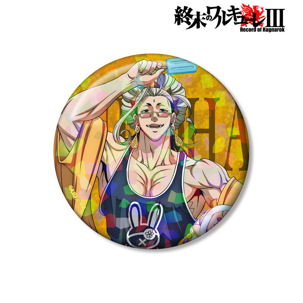 終末のワルキューレIII 描き下ろし 釈迦 75mmホログラム缶バッジ ver.A 画像 2 | AniSmile