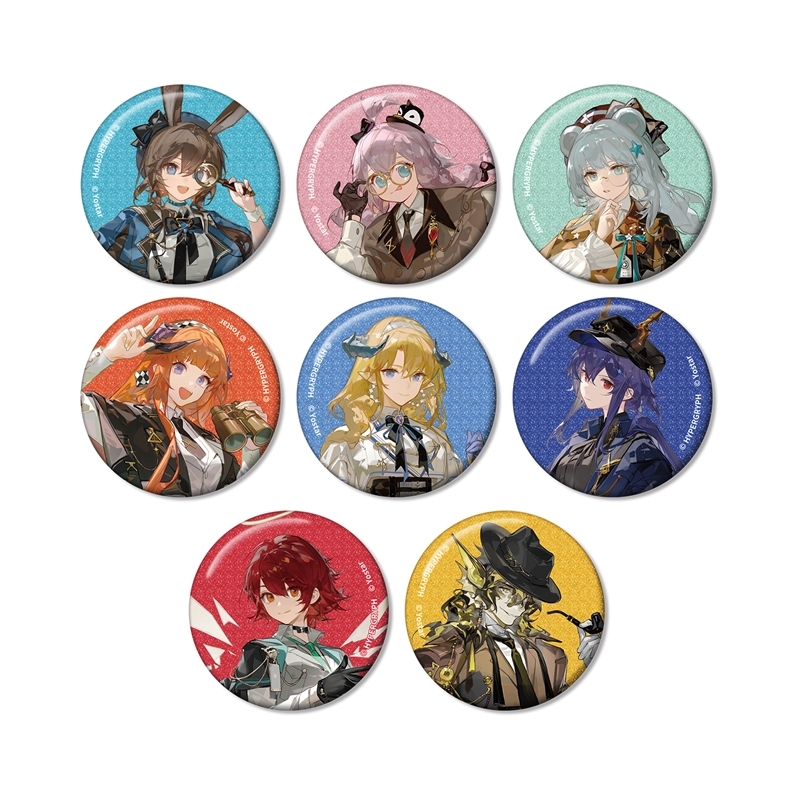 アークナイツ 探偵ver. トレーディンググリッター缶バッジ(単位/単品) - 公式商品画像 | AniSmile