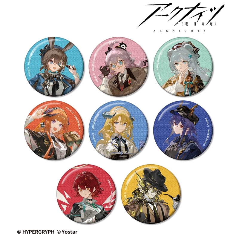 アークナイツ 探偵ver. トレーディンググリッター缶バッジ(単位/単品) 画像 2 | AniSmile