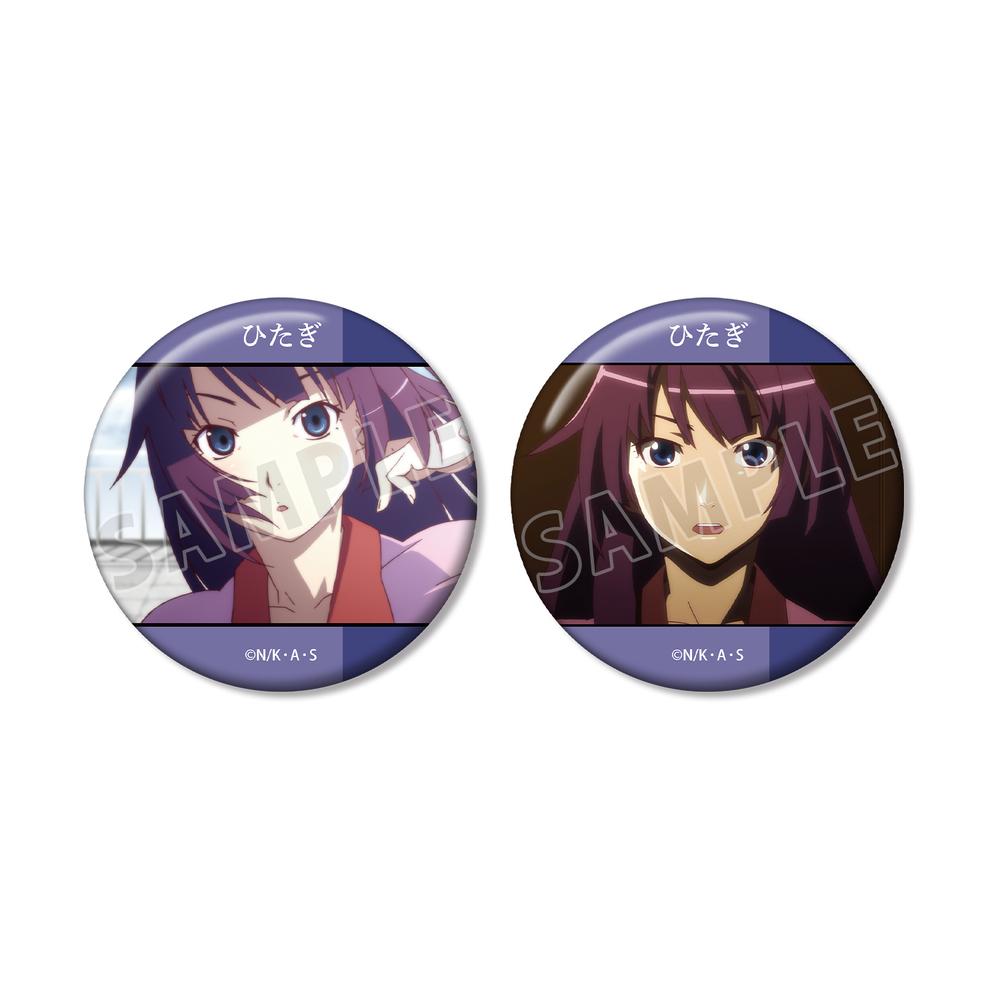 〈物語〉シリーズ 戦場ヶ原ひたぎ 場面写缶バッジ2個セット - 公式商品画像 | AniSmile