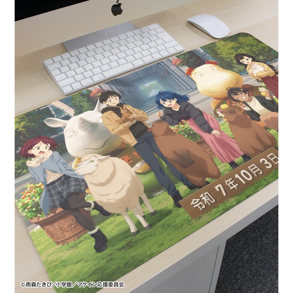 TVアニメ『負けヒロインが多すぎる!』 描き下ろし 集合 動物とのふれあいver. マルチデスクマット 画像 3 | AniSmile