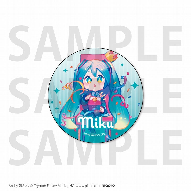 イーディス ミクHappy16th B-day ミニキャラ缶バ 初音ミク - 公式商品画像 | AniSmile