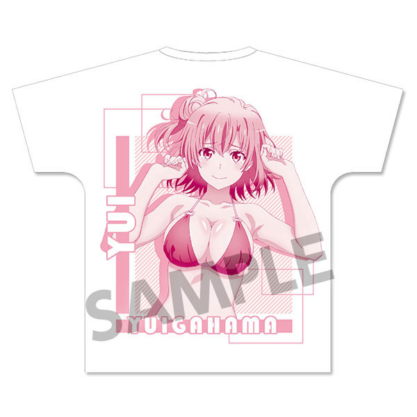 やはり俺の青春ラブコメはまちがっている。 フルグラTシャツ 由比ヶ浜結衣 水着B 続 L 画像 3 | AniSmile