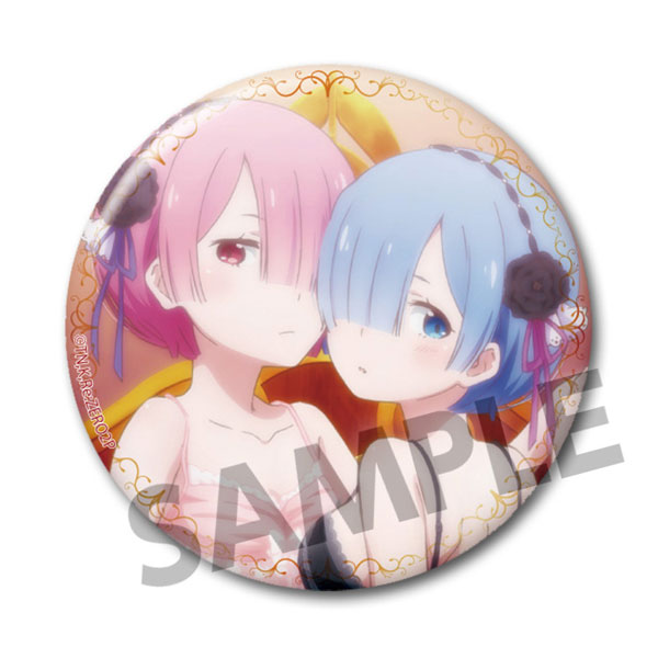 Re:ゼロから始める異世界生活 76mm缶バッジ レム&ラム キャミソール ver. - 公式商品画像 | AniSmile