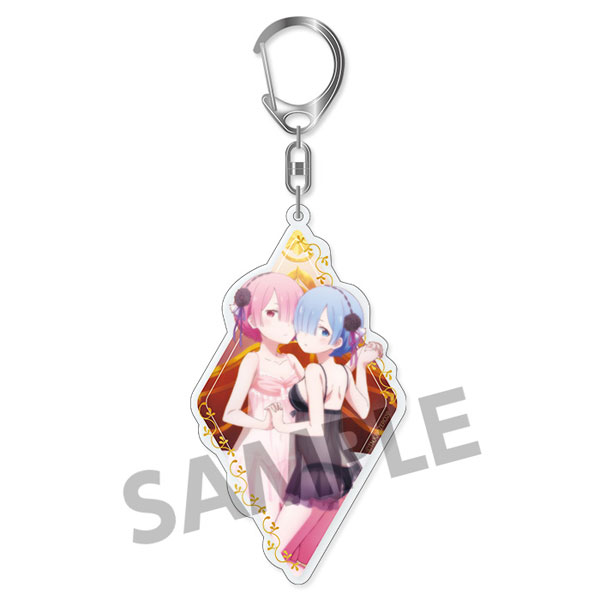Re:ゼロから始める異世界生活 デカアクリルキーホルダー レム&ラム キャミソール ver. - AniSmile