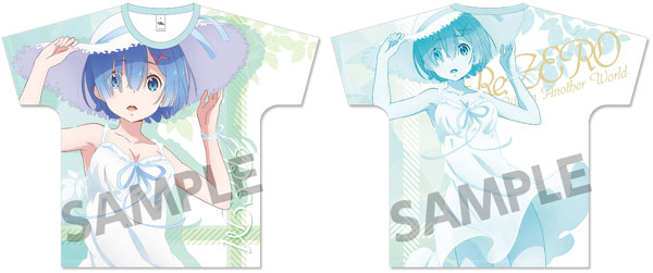 Re:ゼロから始める異世界生活 フルグラフィックTシャツ レム ワンピース Lサイズ - 公式商品画像 | AniSmile