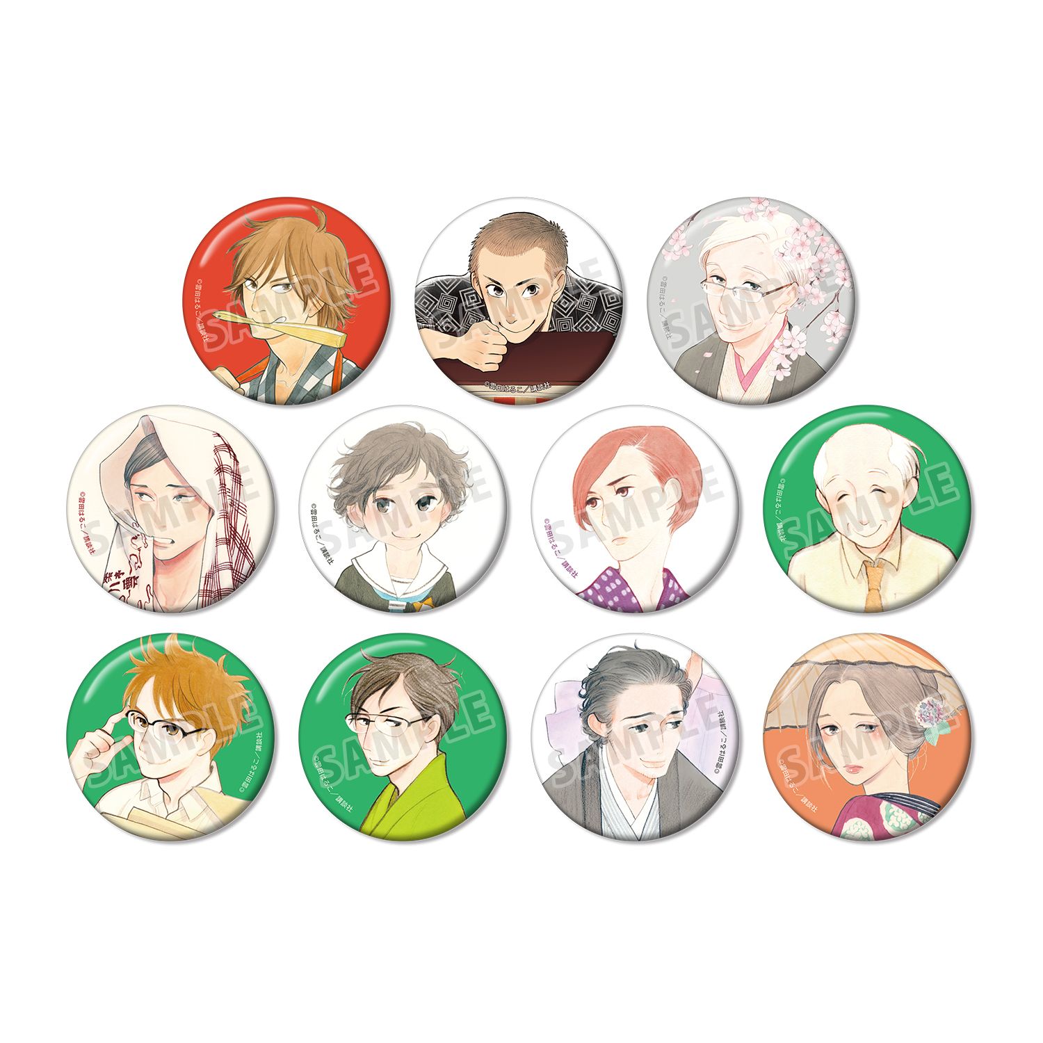 昭和元禄落語心中 トレーディングカラーイラスト缶バッジ(単位/単品) - 公式商品画像 | AniSmile