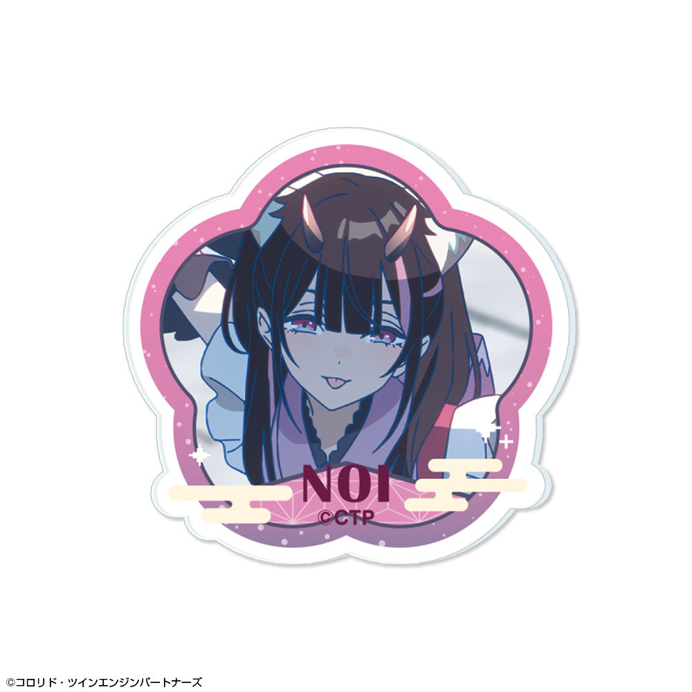 超かぐや姫! アクリルバッジ デザイン15(駒沢乃依) - 公式商品画像 | AniSmile