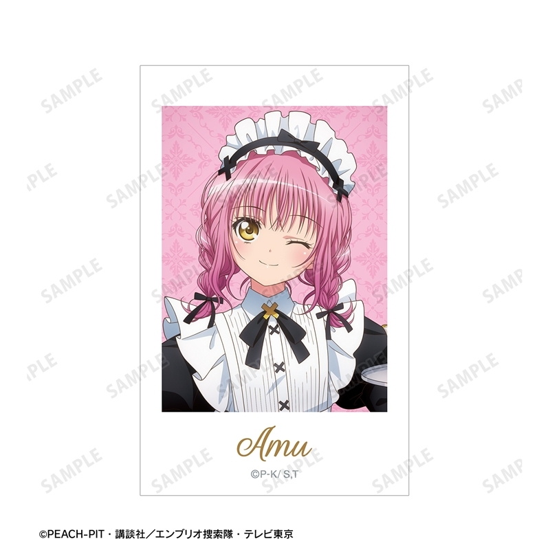 TVアニメ『しゅごキャラ!』 描き下ろし 日奈森 あむ メイド&執事ver. イラストカード2枚セット 画像 3 | AniSmile