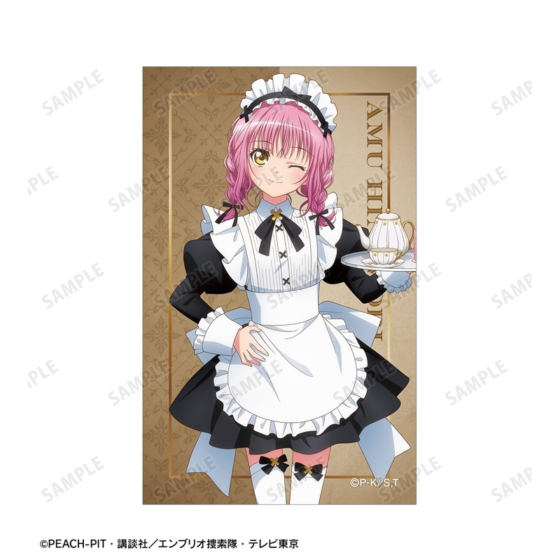 TVアニメ『しゅごキャラ!』 描き下ろし 日奈森 あむ メイド&執事ver. イラストカード2枚セット 画像 4 | AniSmile
