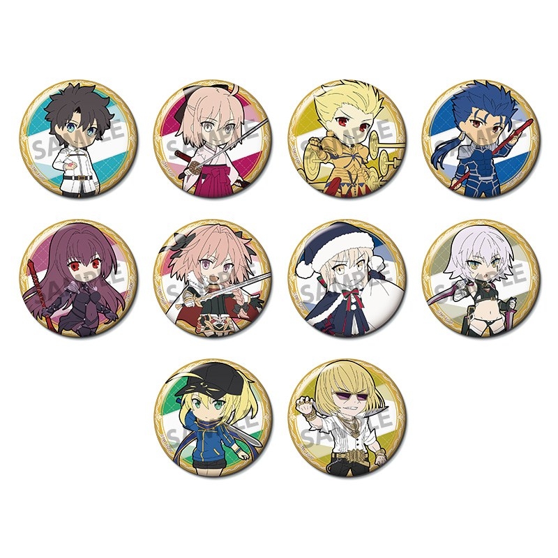 ぴくりる! Fate/Grand Order トレーディング缶バッジ vol.2 - official product image | AniSmile