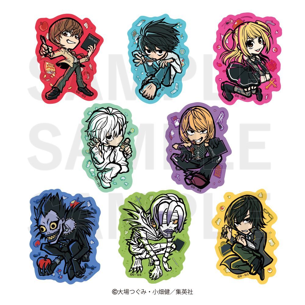 DEATH NOTE イートゥーン ダイカットステッカーセット(8枚入) - 公式商品画像 | AniSmile