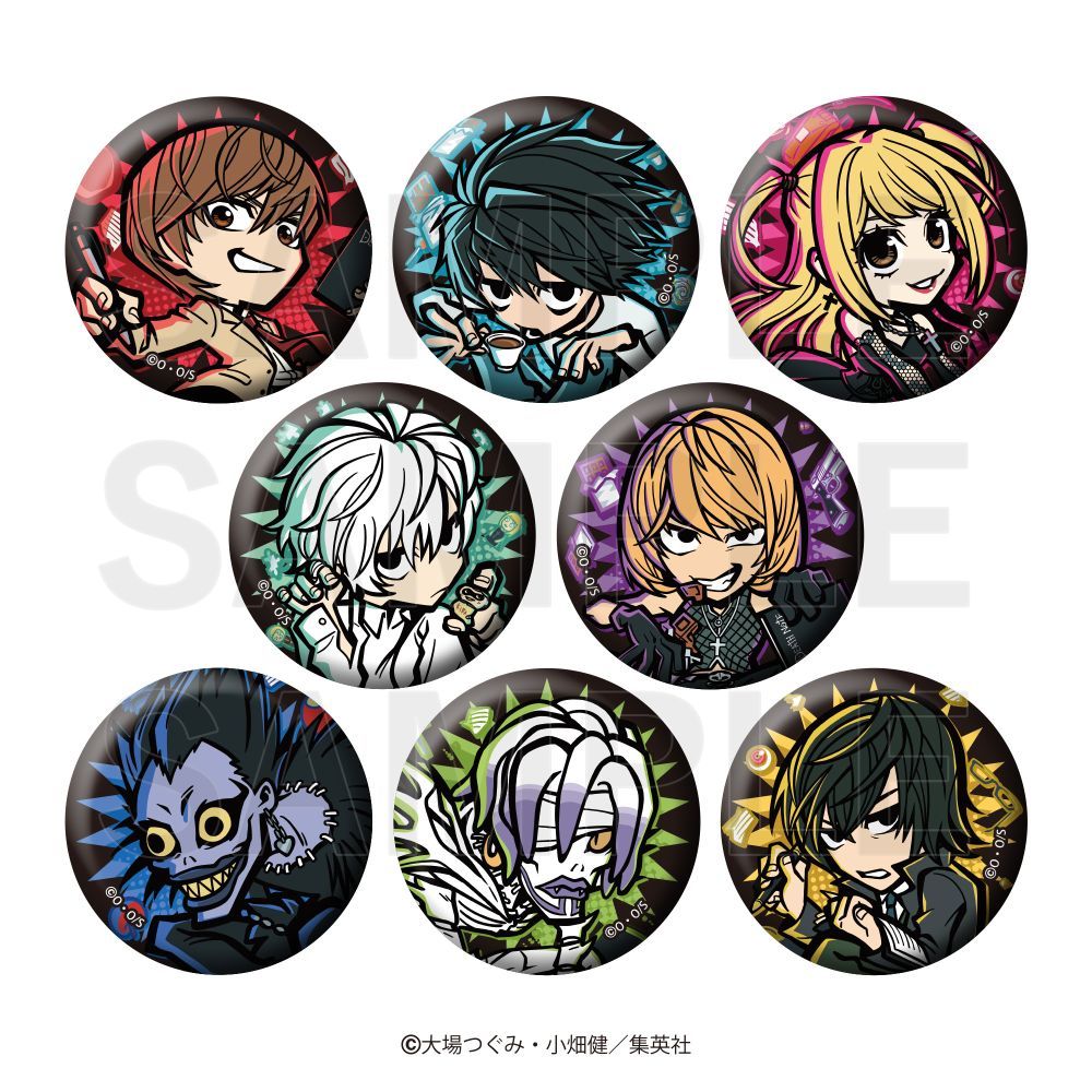 DEATH NOTE イートゥーン トレーディング缶バッジ(全8種) - 公式商品画像 | AniSmile