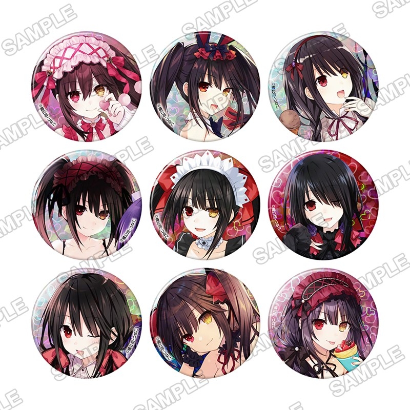 『デート・ア・ライブ』トレーディングホログラム缶バッジ~狂三がいっぱい~ - 公式商品画像 | AniSmile