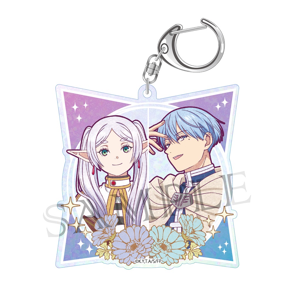 ヴィンテージシリーズVol.4 ホロキーホルダー フリーレン&ヒンメル【再販】 画像 2 | AniSmile