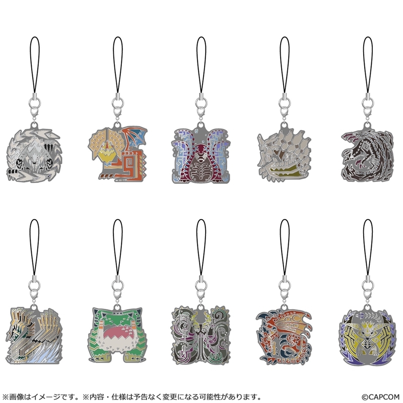 モンスターハンターワイルズ モンスターアイコン メタルキーホルダー - 公式商品画像 | AniSmile