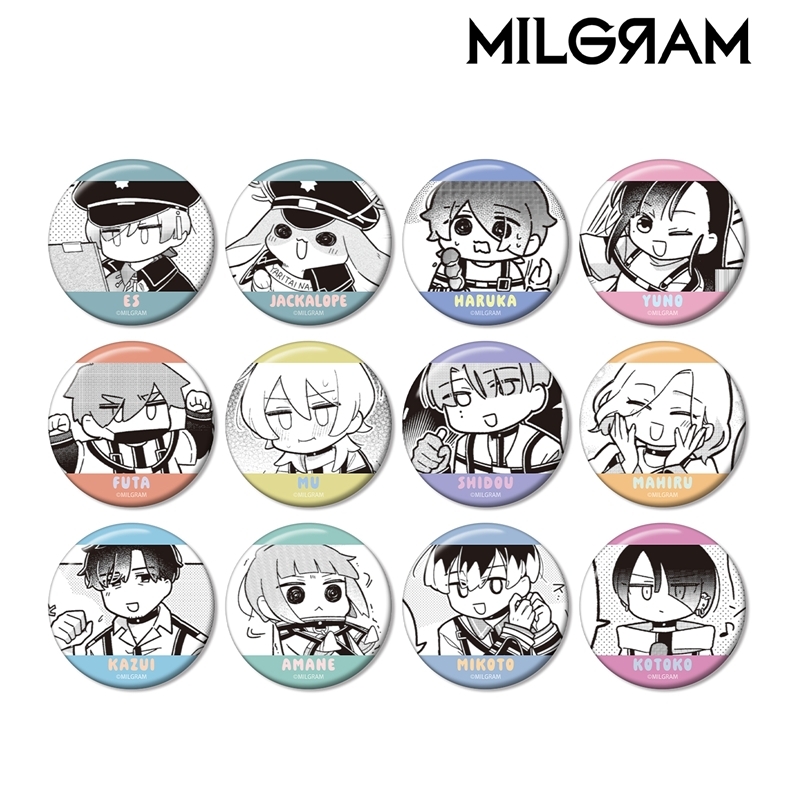 MILGRAM -ミルグラム- トレーディング ミニグラム コマ缶バッジ(単位/単品) 画像 2 | AniSmile