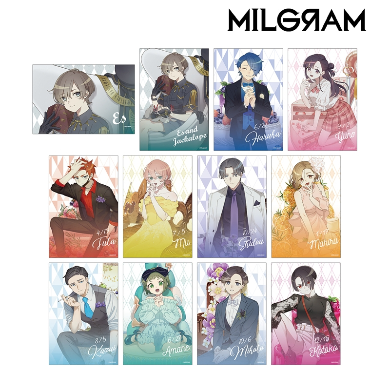 MILGRAM -ミルグラム- 描き下ろし バースデーver.&休息中ver. トレーディングクリアカード(単位/単品) - 公式商品画像 | AniSmile