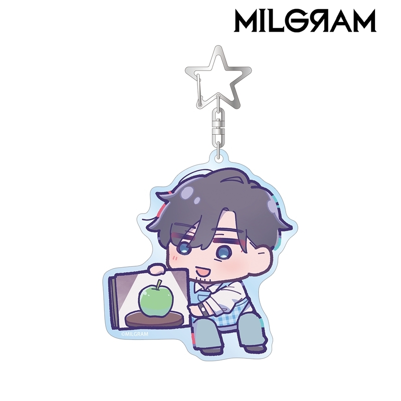 MILGRAM -ミルグラム- 描き下ろし カズイ ミニグラム 幼稚園ver. BIGアクリルキーホルダー 画像 2 | AniSmile