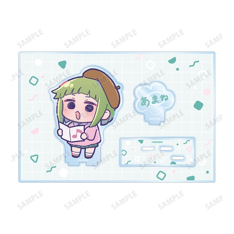 MILGRAM -ミルグラム- 描き下ろし アマネ ミニグラム 幼稚園ver. パーツ付きBIGアクリルスタンド 画像 3 | AniSmile