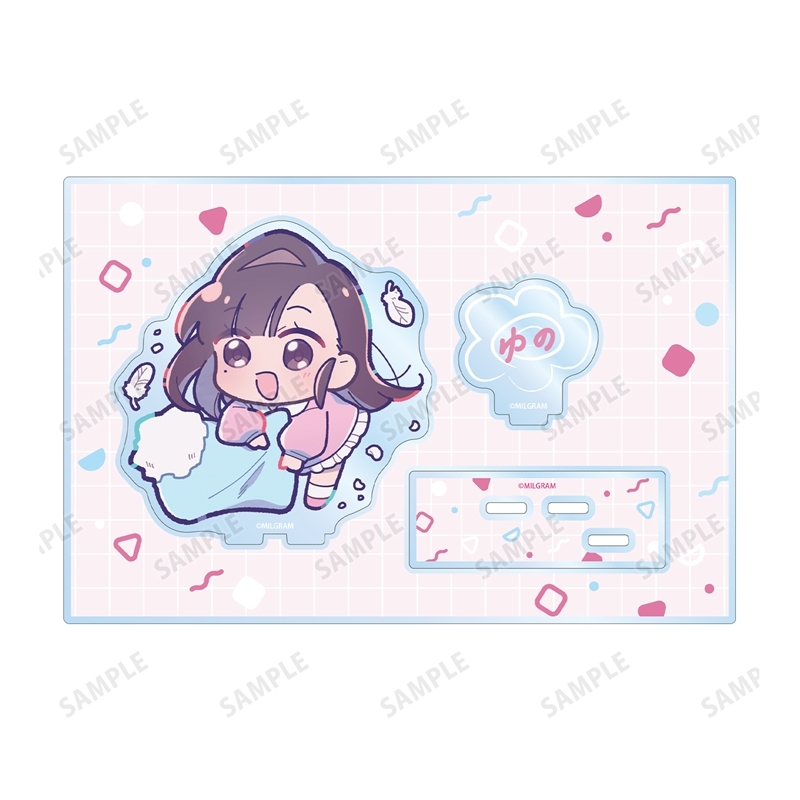 MILGRAM -ミルグラム- 描き下ろし ユノ ミニグラム 幼稚園ver. パーツ付きBIGアクリルスタンド 画像 3 | AniSmile