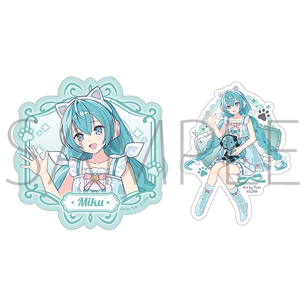 初音ミクシリーズ withCATステッカーセット/初音ミク - 公式商品画像 | AniSmile
