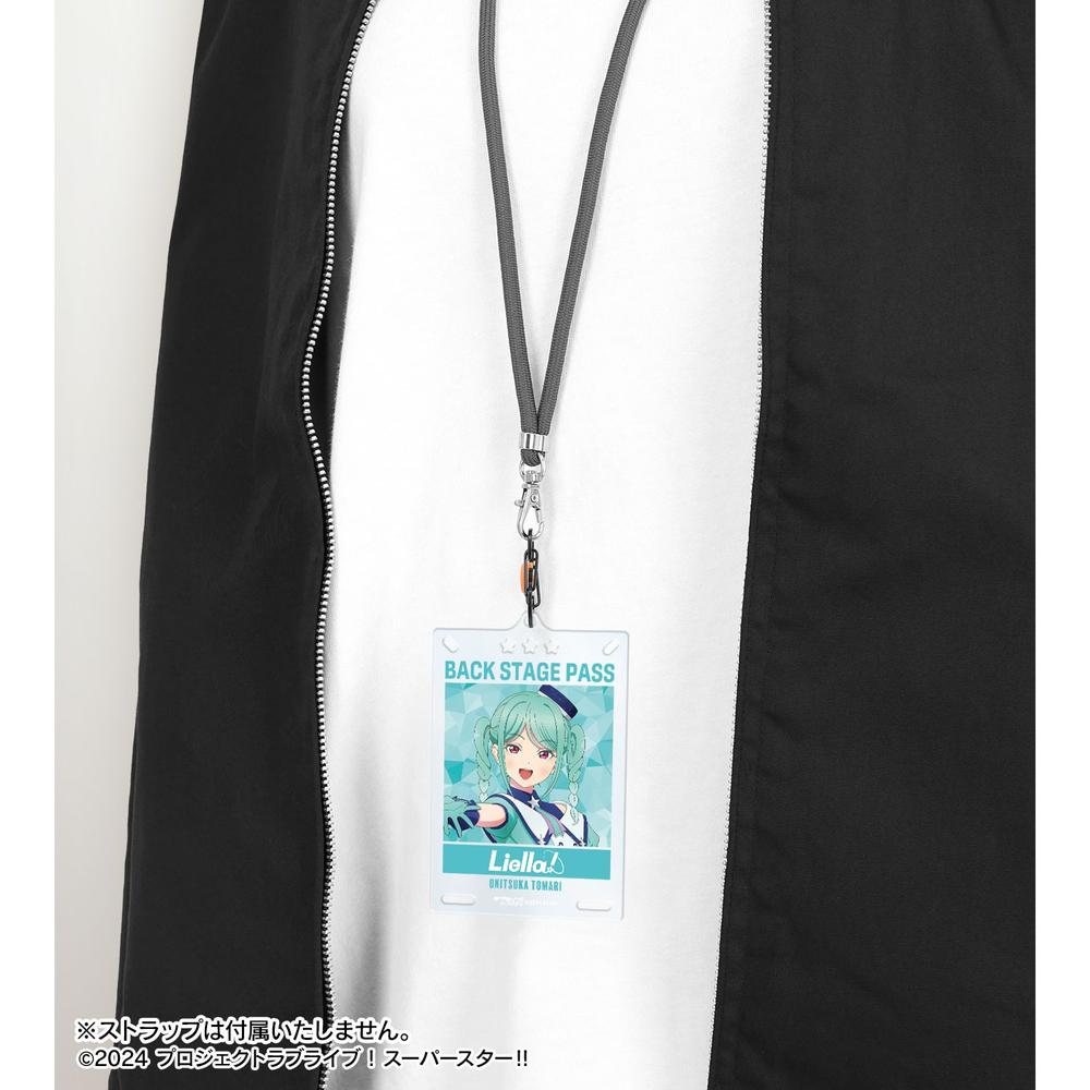 描き下ろし 鬼塚冬毬 スーパースター!!ver. カラビナ付きカード型アクリルキーホルダー 画像 4 | AniSmile