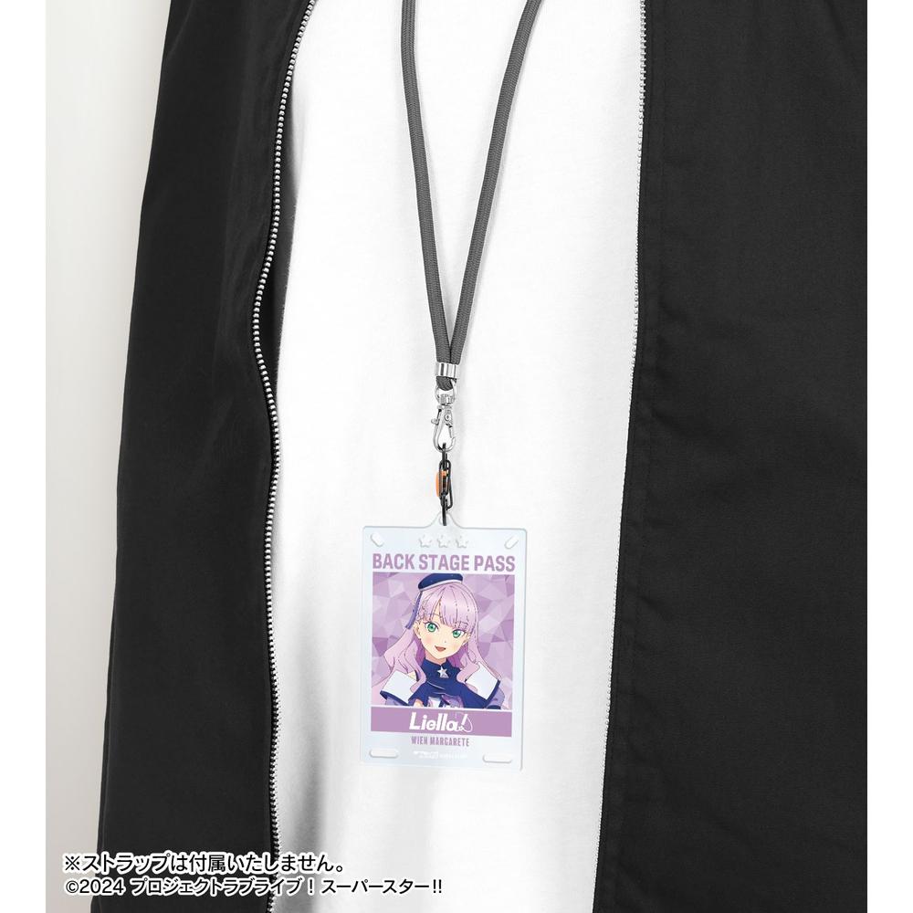 描き下ろし ウィーン・マルガレーテ スーパースター!!ver. カラビナ付きカード型アクリルキーホルダー 画像 4 | AniSmile