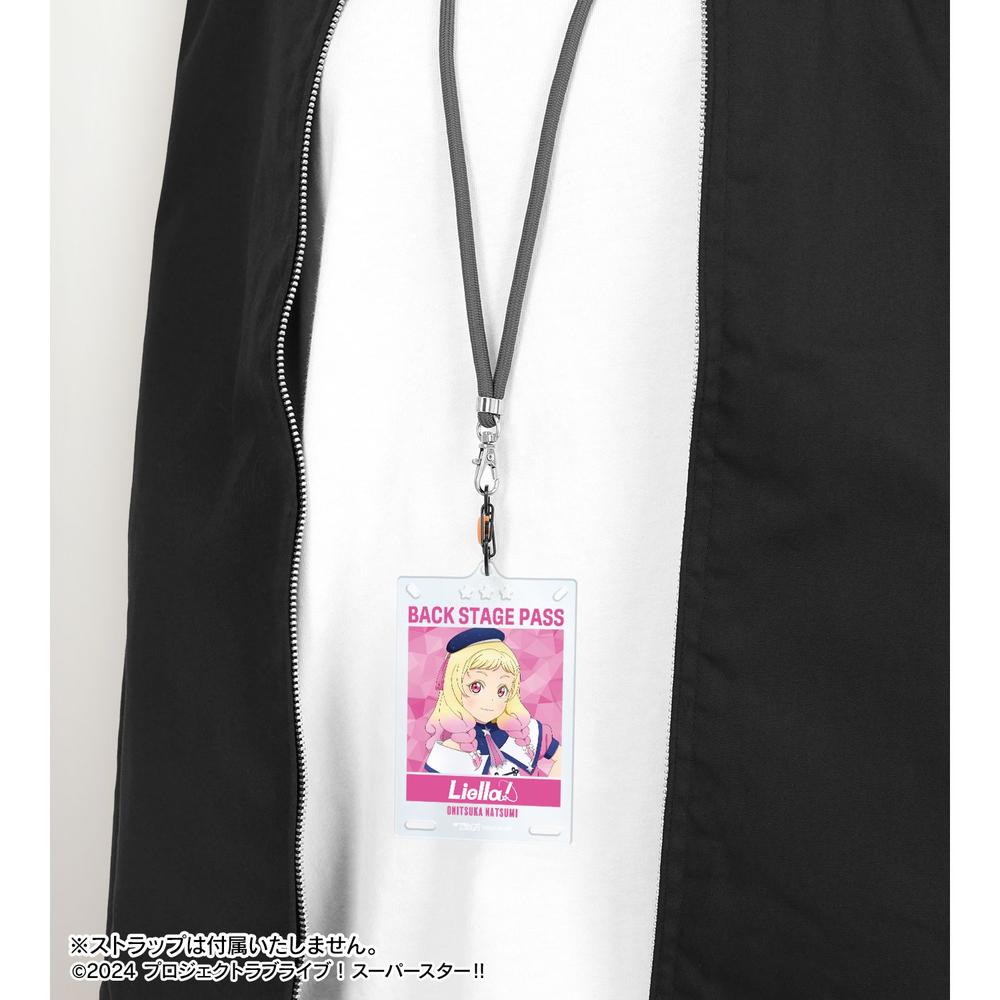 描き下ろし 鬼塚夏美 スーパースター!!ver. カラビナ付きカード型アクリルキーホルダー 画像 4 | AniSmile
