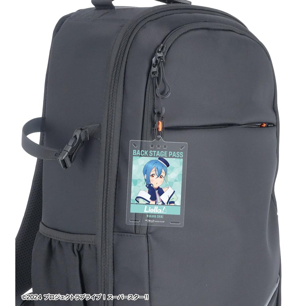 描き下ろし 若菜四季 スーパースター!!ver. カラビナ付きカード型アクリルキーホルダー 画像 3 | AniSmile