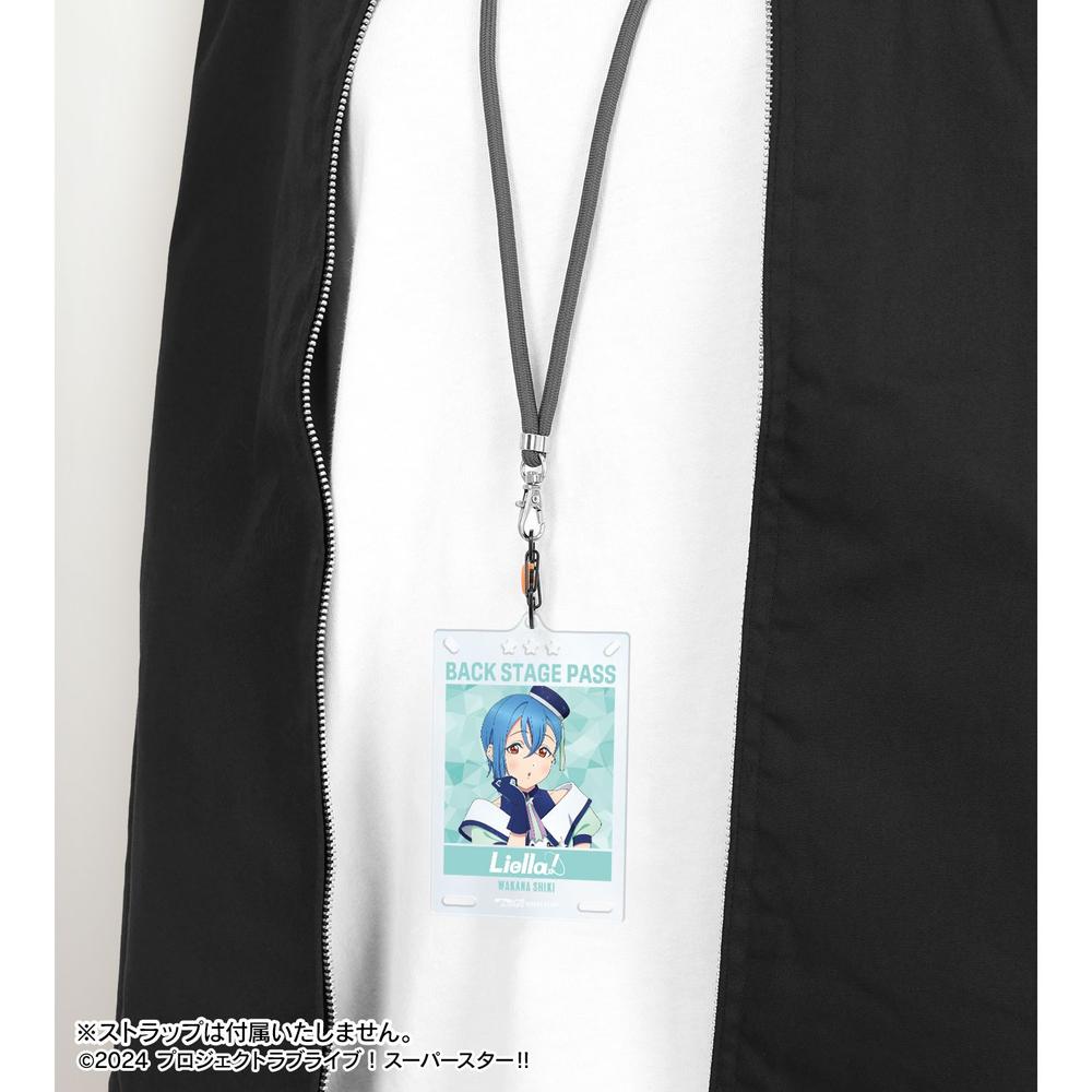 描き下ろし 若菜四季 スーパースター!!ver. カラビナ付きカード型アクリルキーホルダー 画像 4 | AniSmile