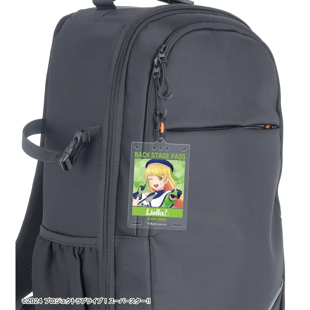 描き下ろし 平安名すみれ スーパースター!!ver. カラビナ付きカード型アクリルキーホルダー 画像 3 | AniSmile