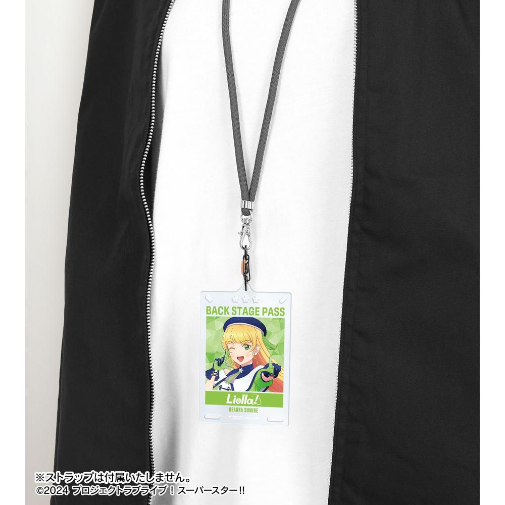 描き下ろし 平安名すみれ スーパースター!!ver. カラビナ付きカード型アクリルキーホルダー 画像 4 | AniSmile