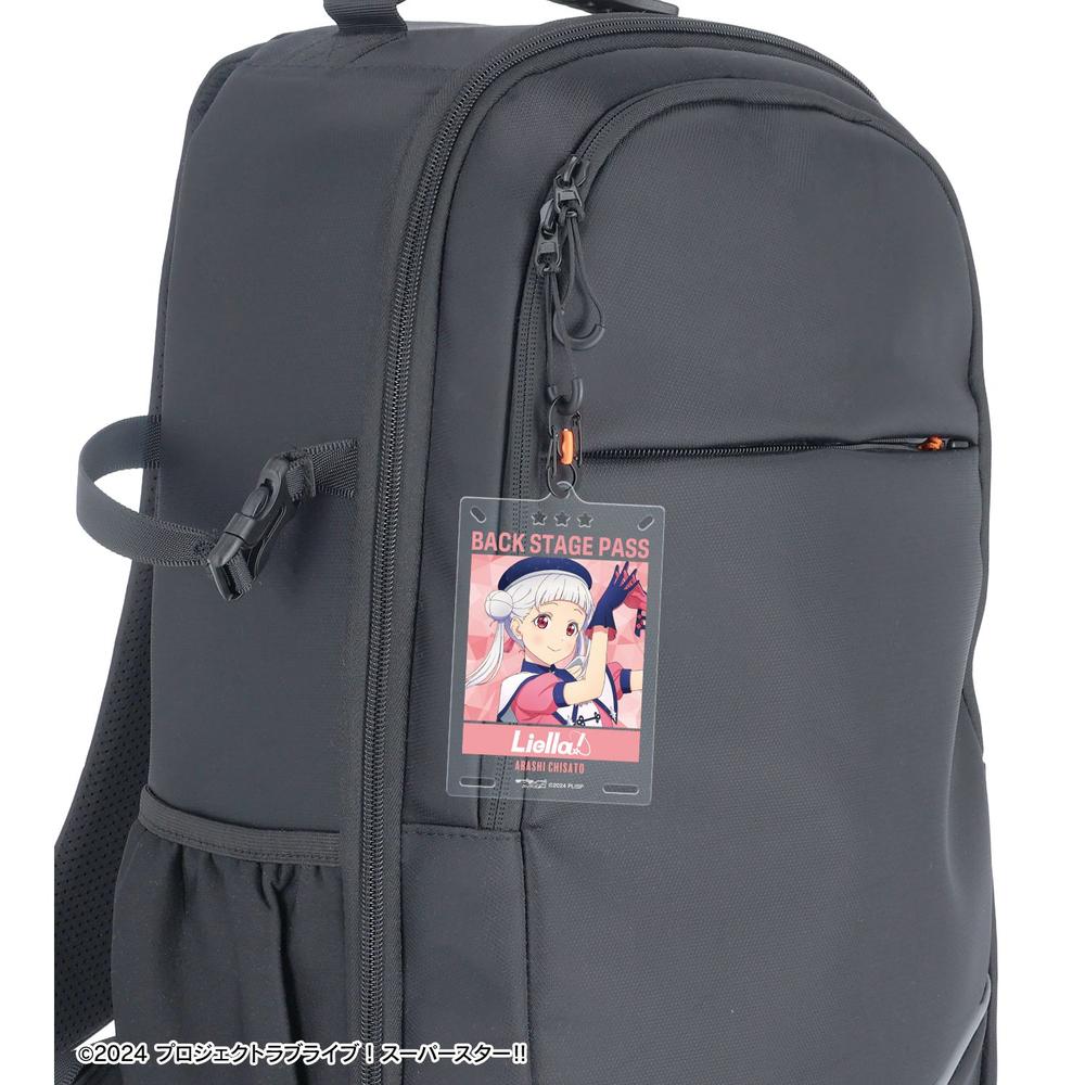 描き下ろし 嵐 千砂都 スーパースター!!ver. カラビナ付きカード型アクリルキーホルダー 画像 3 | AniSmile