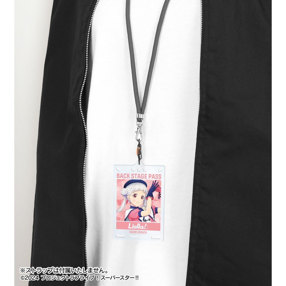 描き下ろし 嵐 千砂都 スーパースター!!ver. カラビナ付きカード型アクリルキーホルダー 画像 4 | AniSmile