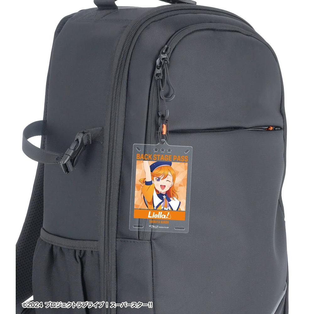 描き下ろし 澁谷かのん スーパースター!!ver. カラビナ付きカード型アクリルキーホルダー 画像 3 | AniSmile