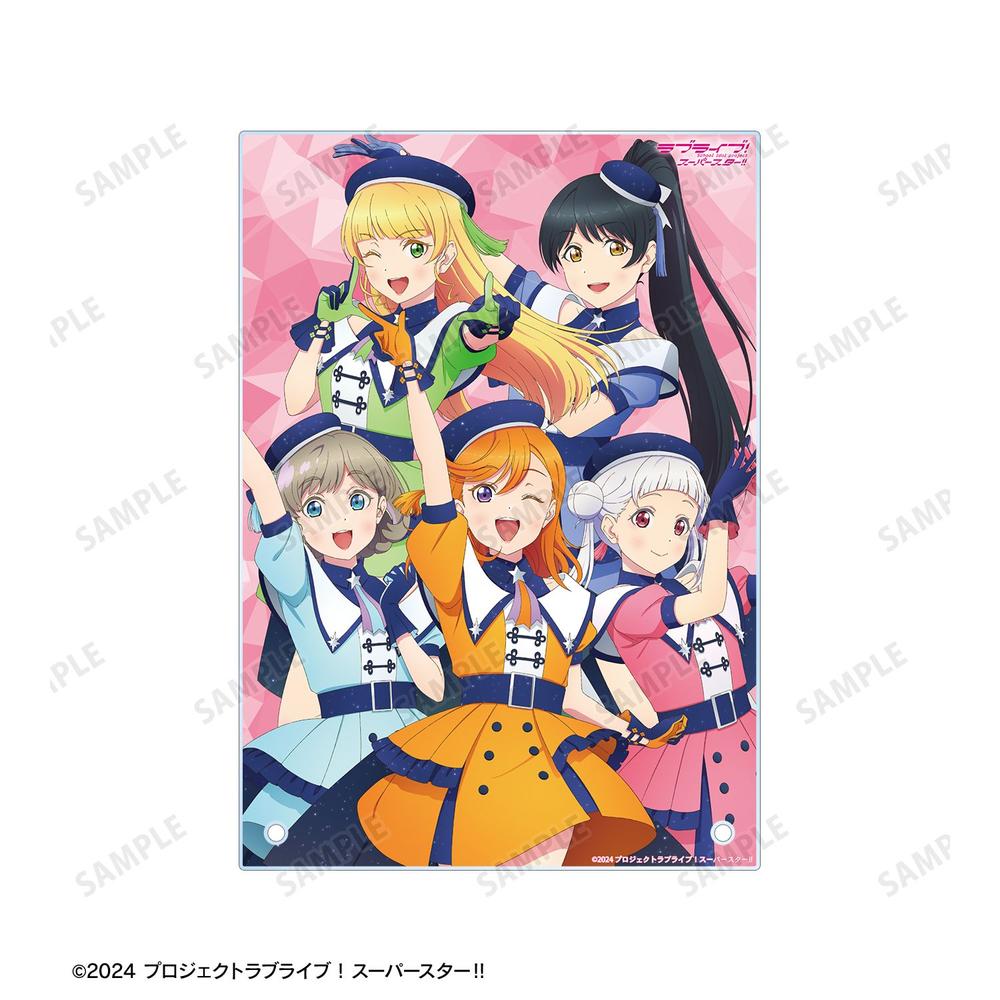 描き下ろし 1期生 スーパースター!!ver. A5アクリルパネル 画像 5 | AniSmile