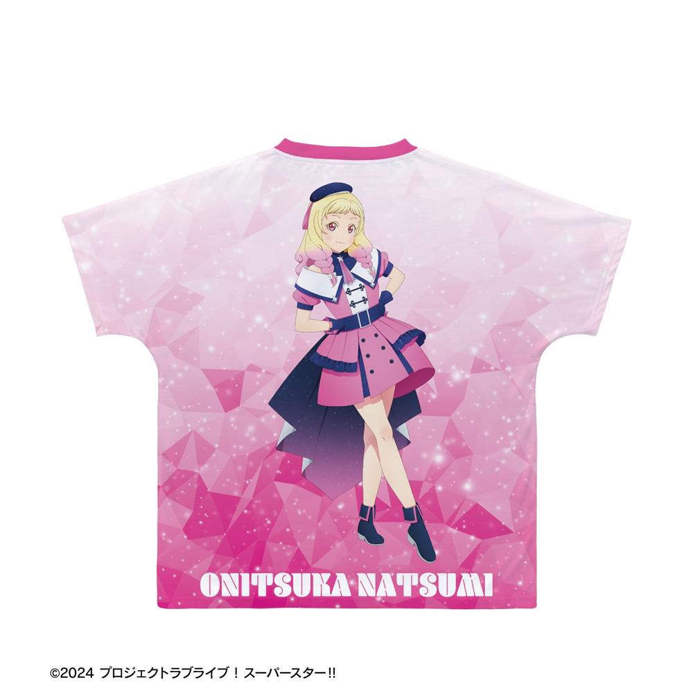 描き下ろし 鬼塚夏美 スーパースター!!ver. フルグラフィックTシャツユニセックス(サイズ/XXS) 画像 3 | AniSmile