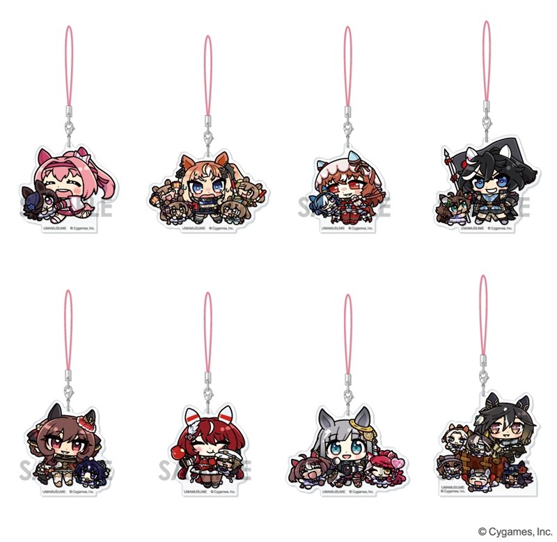 ウマ娘 プリティーダービー アクリルストラップ~ぬいぐるみといっしょ~ Vol.6 - official product image | AniSmile