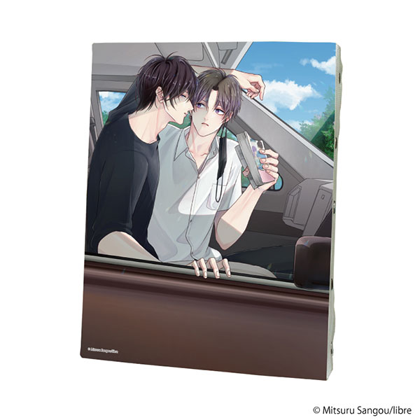 キャンバスボード「マスク男子は恋したくないのに」02/墨乃 雪&敦賀 照道(公式イラスト) - 公式商品画像 | AniSmile