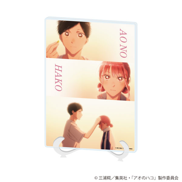 アクリルアートボード(A5サイズ)「TVアニメ『アオのハコ』」03/猪股大喜&蝶野 雛(場面写イラスト) - 公式商品画像 | AniSmile