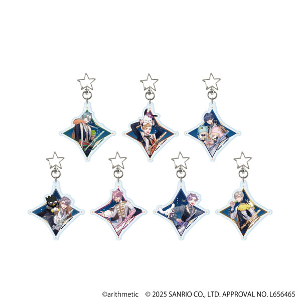 星型ナスカンアクリルキーホルダー「Starry☆Sky×サンリオキャラクターズ」02/Autumn&Winterブラインド(全7種)(コラボイラスト) - 公式商品画像 | AniSmile
