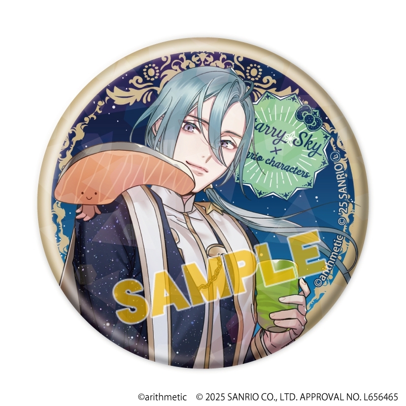ホログラム缶バッジ(57mm)「Starry☆Sky×サンリオキャラクターズ」02/Autumn&Winter ブラインド(全7種)(コラボイラスト) 画像 2 | AniSmile